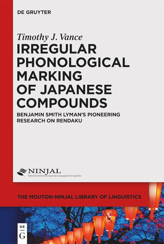 Couverture_Irregular Phonological Marking of Japanese Compounds