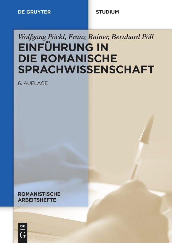 Front cover_Einführung in die romanische Sprachwissenschaft
