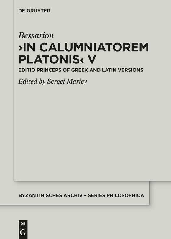 Front cover_In Calumniatorem Platonis V