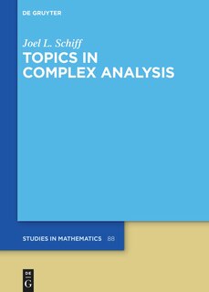 Couverture_Topics in Complex Analysis