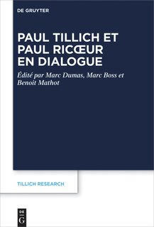 Front cover_Paul Tillich et Paul Ricœur en dialogue