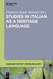Front cover_Studies in Italian as a Heritage Language