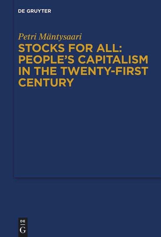 Couverture_Stocks for All: People’s Capitalism in the Twenty-First Century