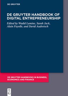 Front cover_De Gruyter Handbook of Digital Entrepreneurship