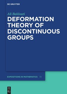 Front cover_Deformation Theory of Discontinuous Groups