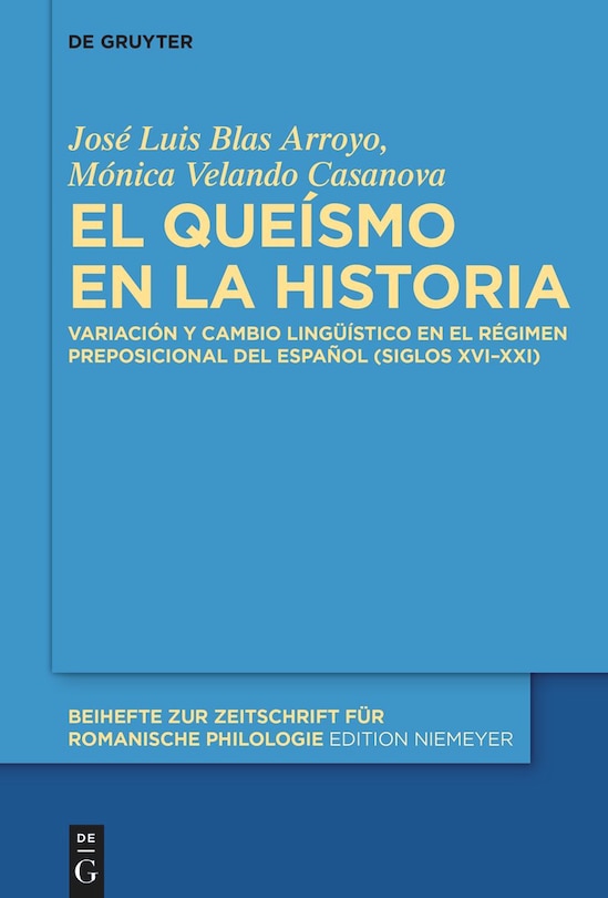 Front cover_El queísmo en la historia