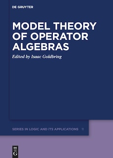 Front cover_Model Theory of Operator Algebras