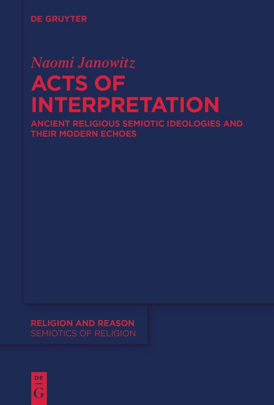 Front cover_Acts of Interpretation