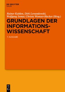 Front cover_Grundlagen der Informationswissenschaft