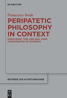 Front cover_Peripatetic Philosophy in Context