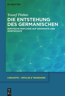 Front cover_Die Entstehung des Germanischen