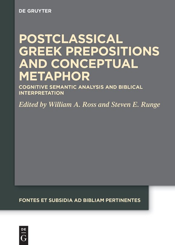 Couverture_Postclassical Greek Prepositions and Conceptual Metaphor