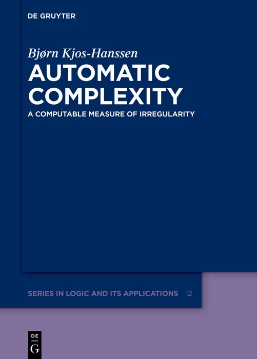 Front cover_Automatic Complexity
