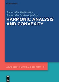 Front cover_Harmonic Analysis and Convexity
