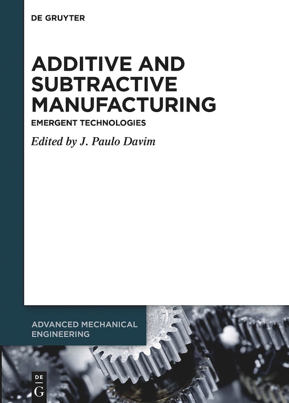 Front cover_Additive and Subtractive Manufacturing