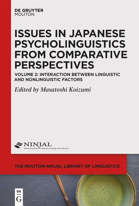 Front cover_Interaction Between Linguistic and Nonlinguistic Factors