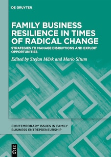 Front cover_Family Business Resilience in Times of Radical Change