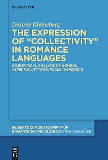 Front cover_The expression of “collectivity” in Romance languages