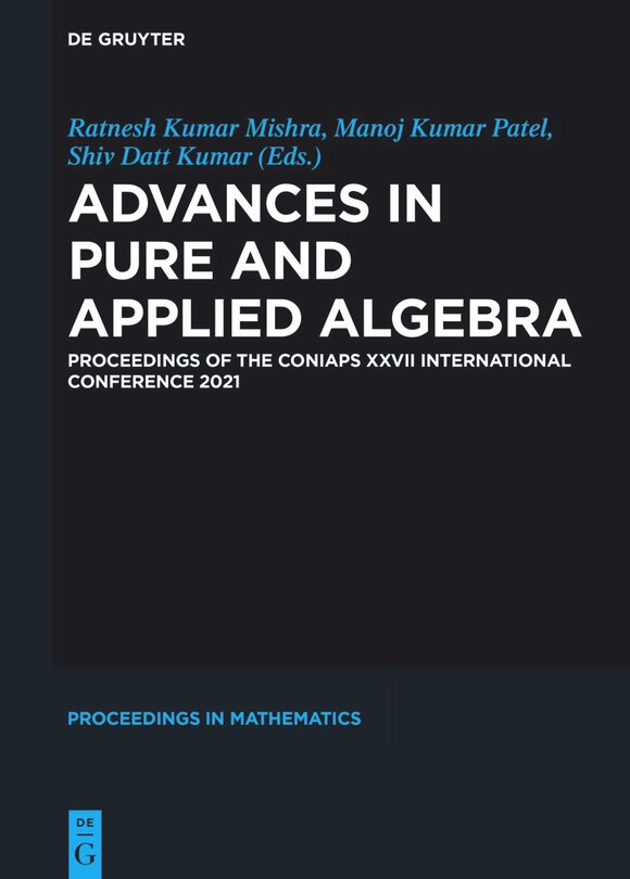 Couverture_Advances in Pure and Applied Algebra