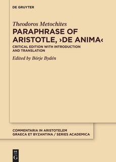 Couverture_Paraphrase of Aristotle, ›De anima‹