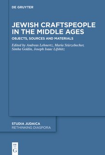 Couverture_Jewish Craftspeople in the Middle Ages