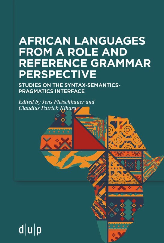 Front cover_African languages from a Role and Reference Grammar perspective