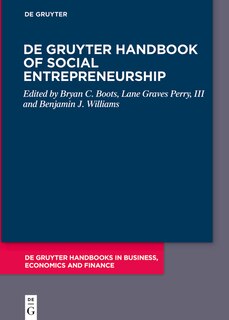 Couverture_De Gruyter Handbook of Social Entrepreneurship