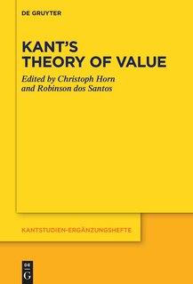 Couverture_Kant’s Theory of Value