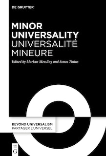 Couverture_Minor Universality / Universalité mineure