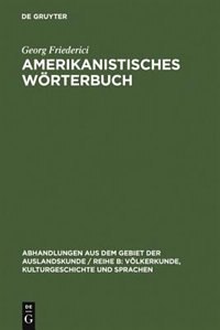 Front cover_Amerikanistisches Wörterbuch