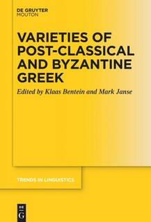 Front cover_Varieties of Post-classical and Byzantine Greek
