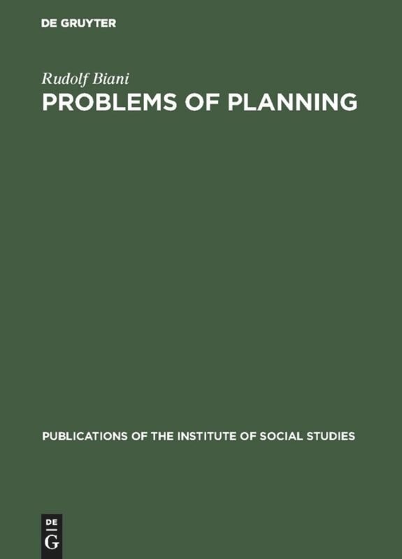 Couverture_Problems of Planning