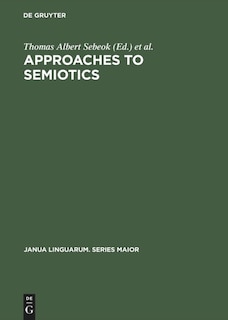 Couverture_Approaches to semiotics