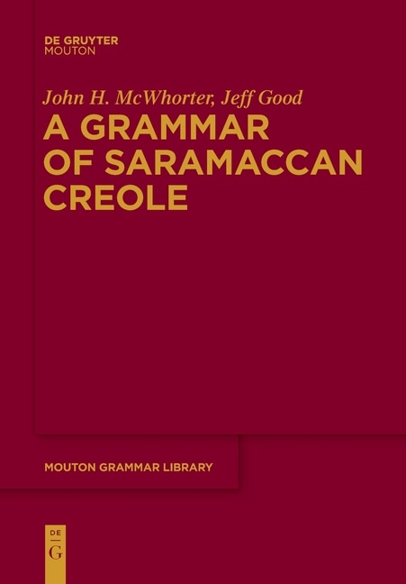 Front cover_A Grammar of Saramaccan Creole