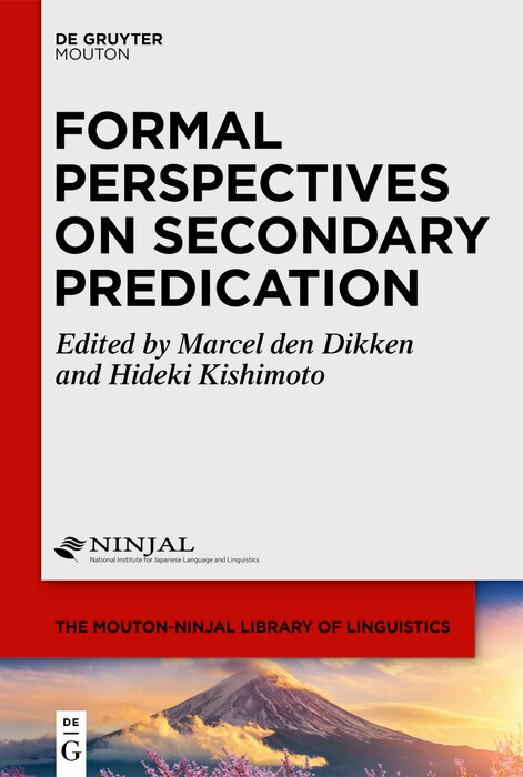 Front cover_Formal Perspectives on Secondary Predication