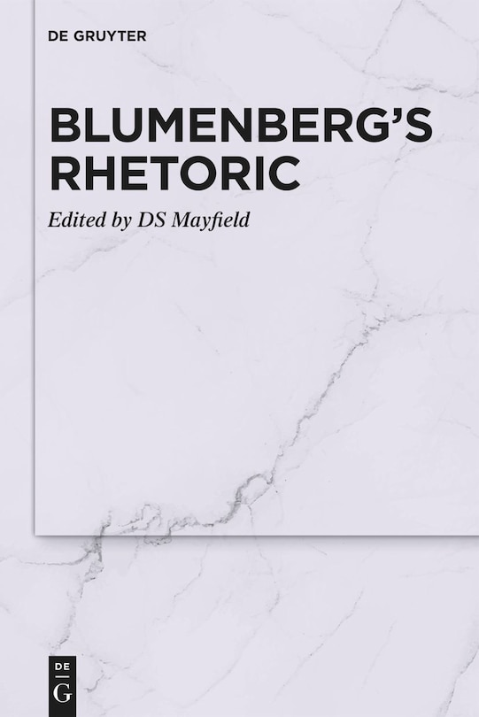 Front cover_Blumenberg’s Rhetoric