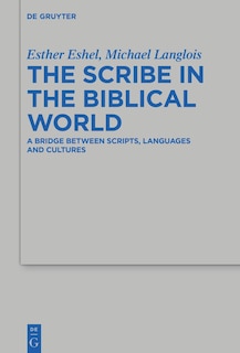 Couverture_The Scribe in the Biblical World