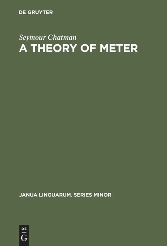 Front cover_A theory of meter