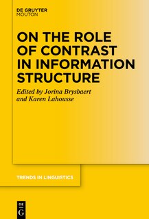 Couverture_On the Role of Contrast in Information Structure