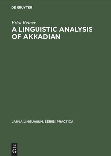 Front cover_A Linguistic Analysis of Akkadian