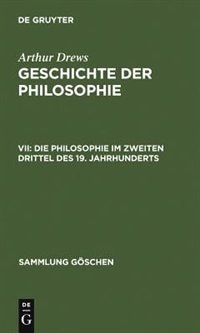 Front cover_Die Philosophie im zweiten Drittel des 19. Jahrhunderts