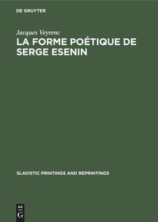 La forme poétique de Serge Esenin: Les rythmes