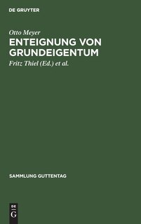 Front cover_Enteignung von Grundeigentum