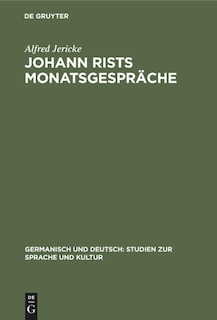 Front cover_Johann Rists Monatsgespräche