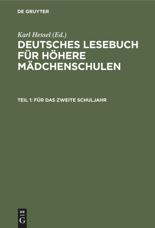 Couverture_Für das zweite Schuljahr