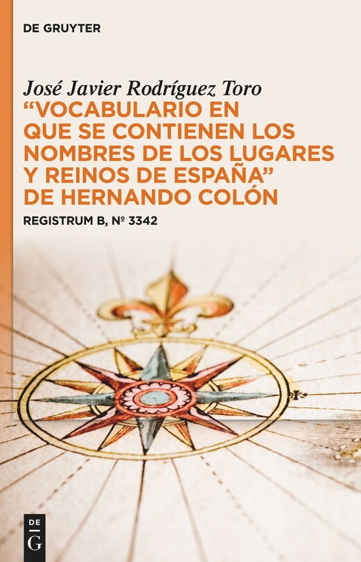 Couverture_“Vocabulario en que se contienen los nombres de los lugares y reinos de España” de Hernando Colón