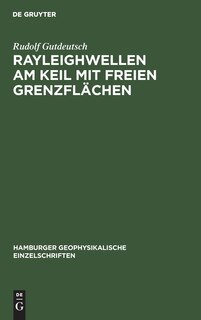 Front cover_Rayleighwellen am Keil mit freien Grenzflächen