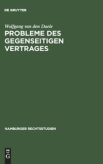 Front cover_Probleme des gegenseitigen Vertrages
