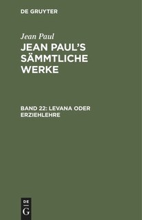Couverture_Levana oder Erziehlehre