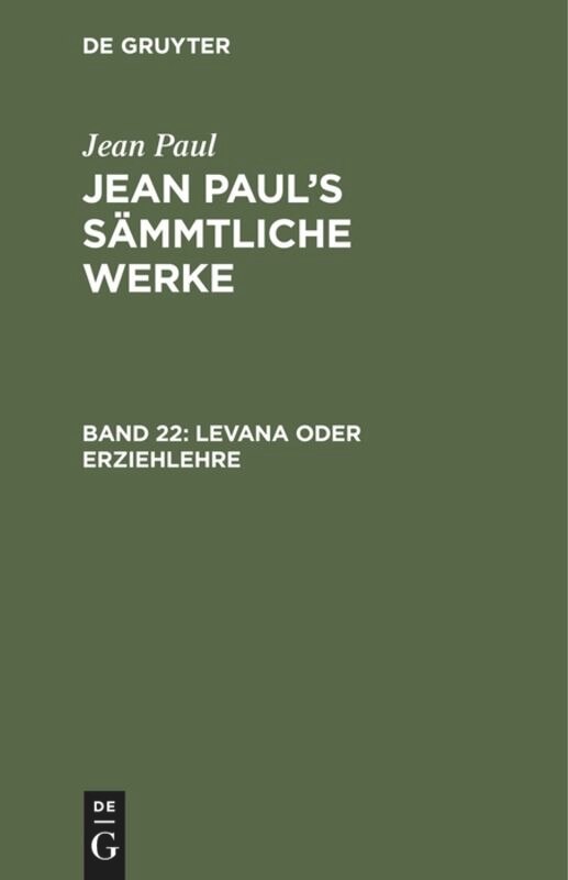 Couverture_Levana oder Erziehlehre